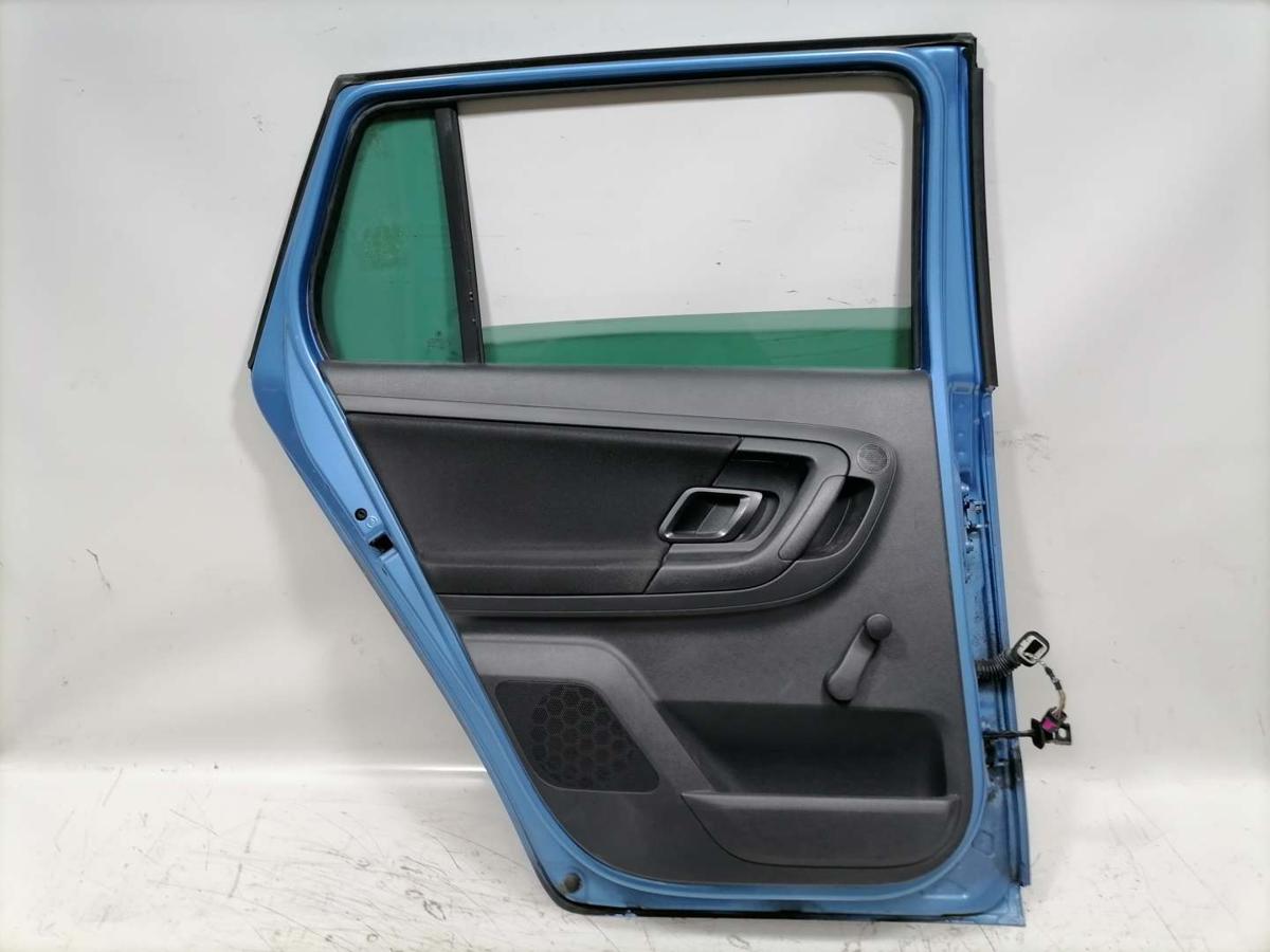 Skoda Fabia 2 5J original T&uuml;r hinten links LQ5X Hellblaumetallic Combi Bj.2014